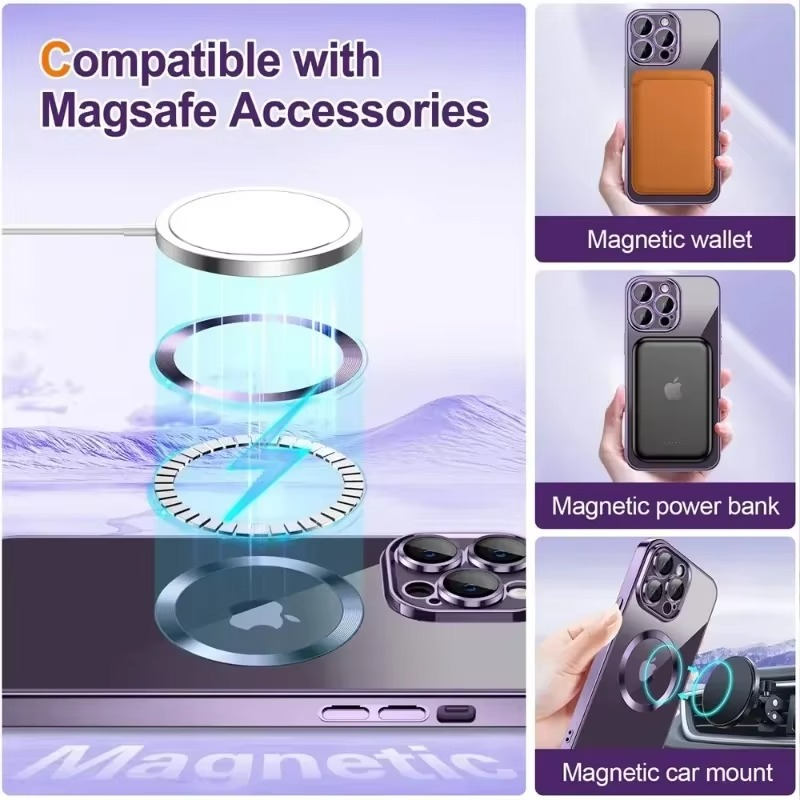 GleamGuard iPhone Case with MagSafe & Sparkle Finish