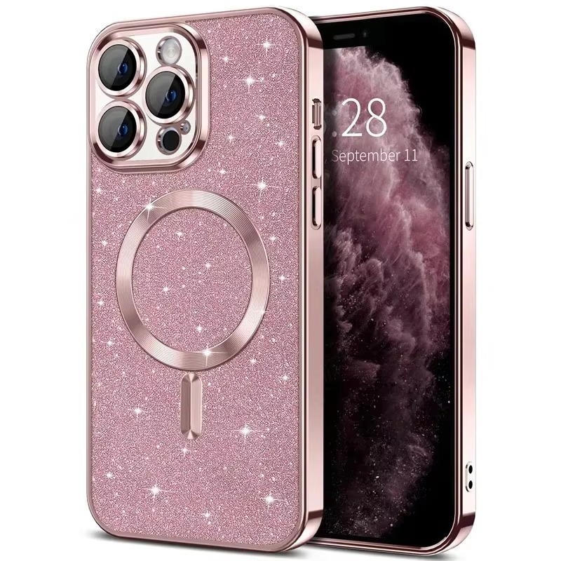 GleamGuard iPhone Case with MagSafe & Sparkle Finish
