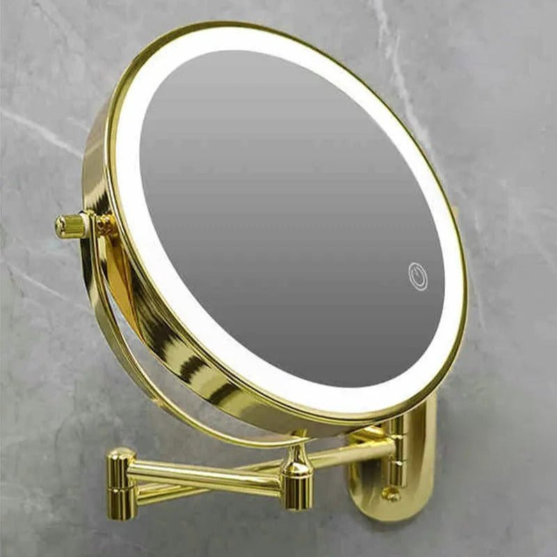Chic Illuminated Vanity Mirror with Customizable LED Lighting