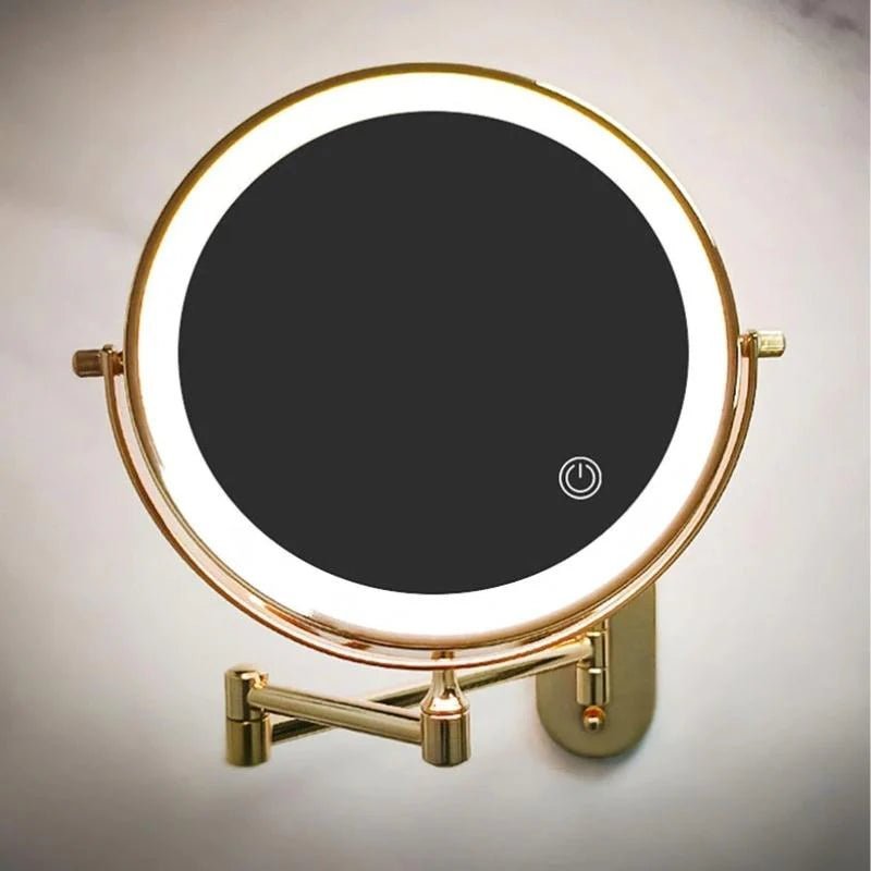 Chic Illuminated Vanity Mirror with Customizable LED Lighting