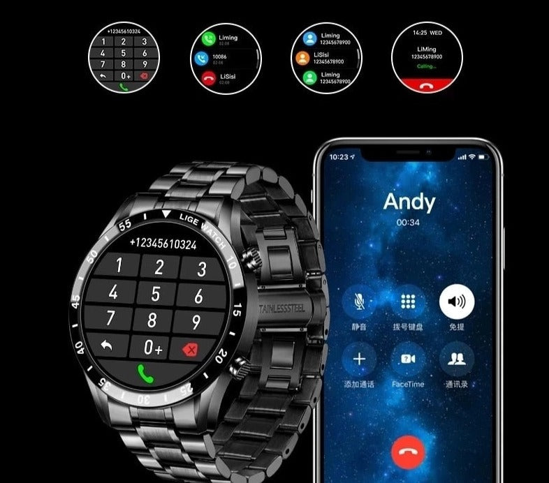Chic 4G Smartwatch with Health Insights and Notifications