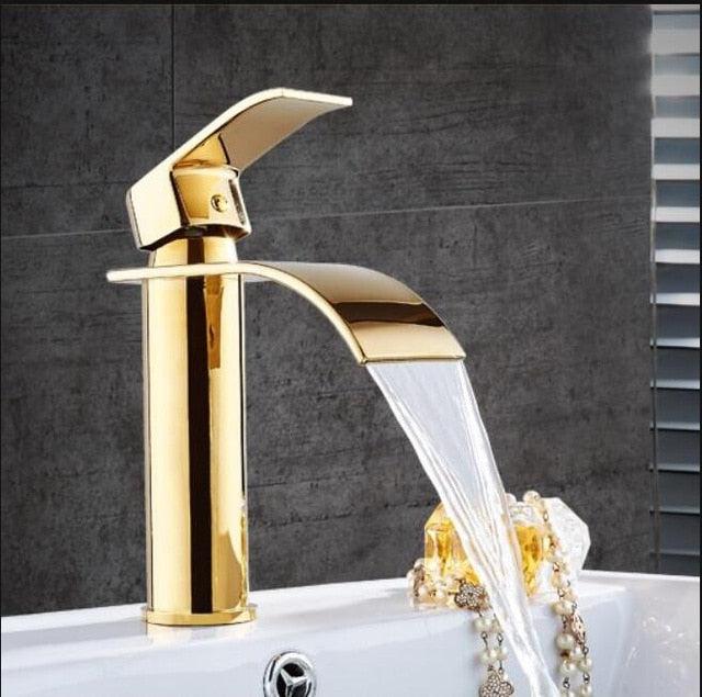 Sophisticated Waterfall Faucet Mixer for Modern Bathrooms