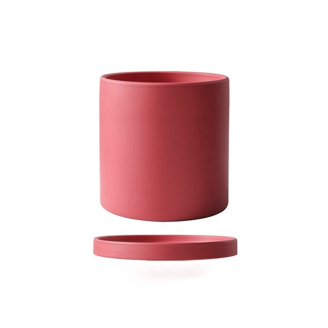 SereneSpace - Chic White Ceramic Planter for Modern Decor