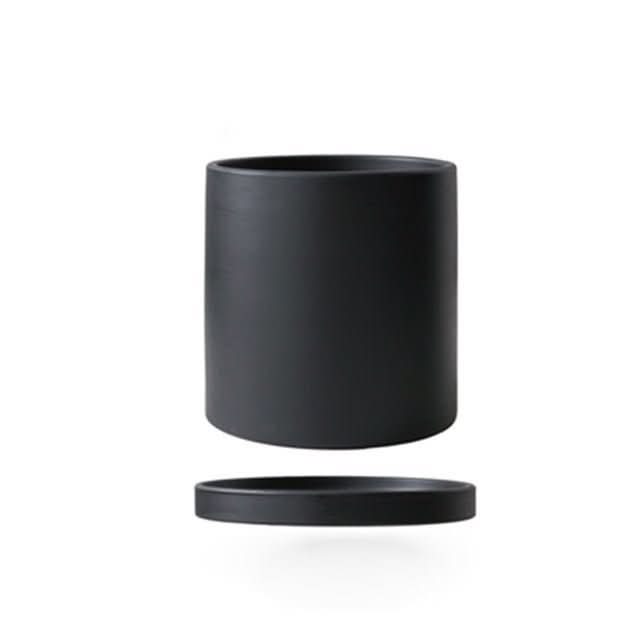 SereneSpace - Chic White Ceramic Planter for Modern Decor