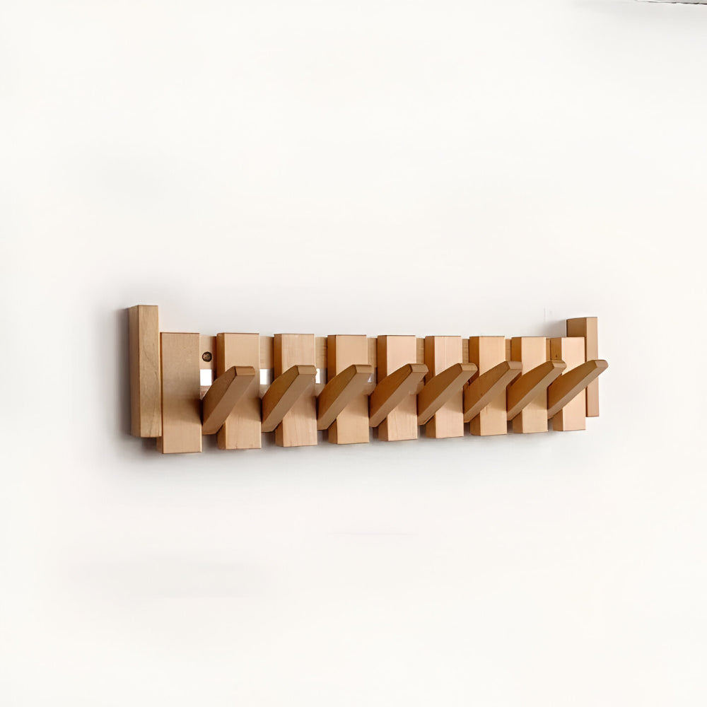 Chic Folding Coat Rack with Artistic Piano-Inspired Design