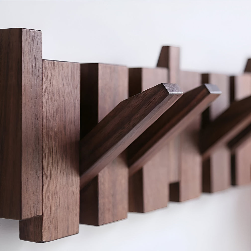 Chic Folding Coat Rack with Artistic Piano-Inspired Design