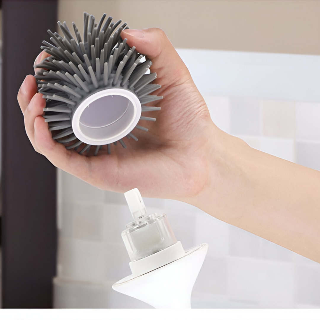 Dual-Head Electric UV Toilet Brush – Pure Cleaning System
