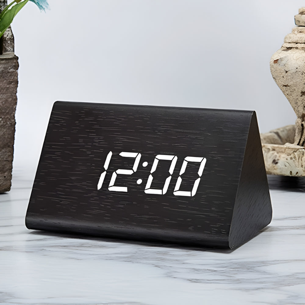 NatureGlow Smart LED Alarm Clock with Customizable Display