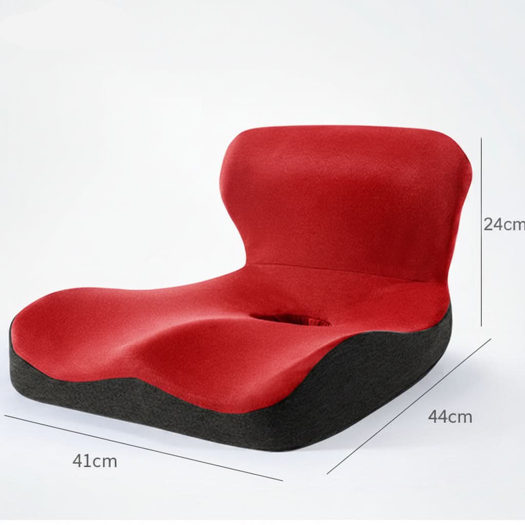 ComfortWave – Ergonomic L-Shaped Memory Foam Seat Cushion