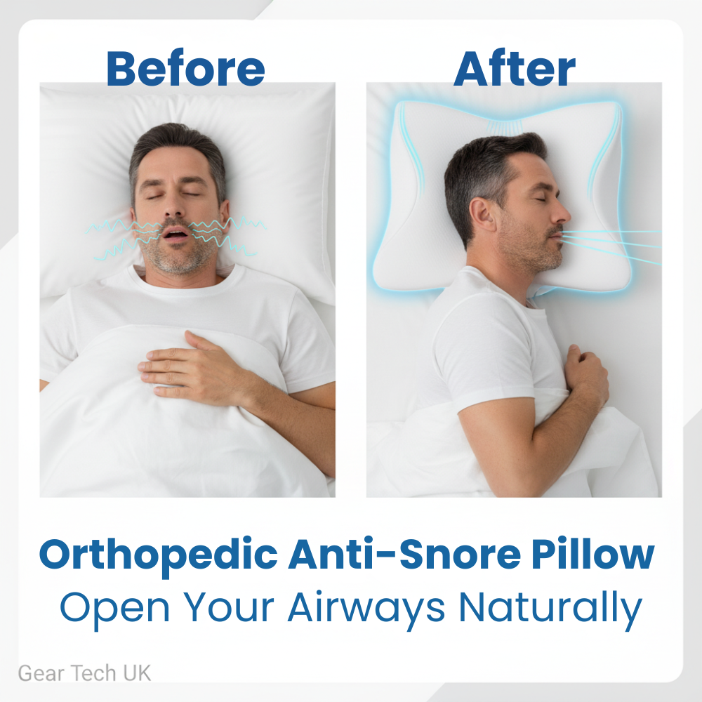 Comfortable Sleep Aid Pillow for Improved Breathing & Rest