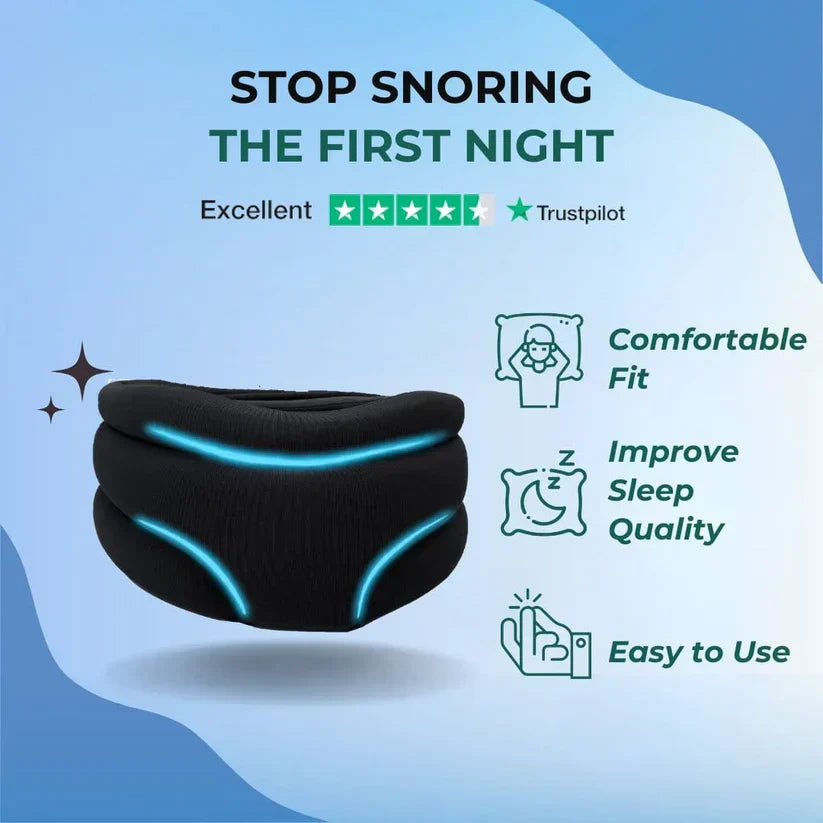 Rejuvenating Sleep Support Pillow | Contoured for Comfort | Snore Reduction Design