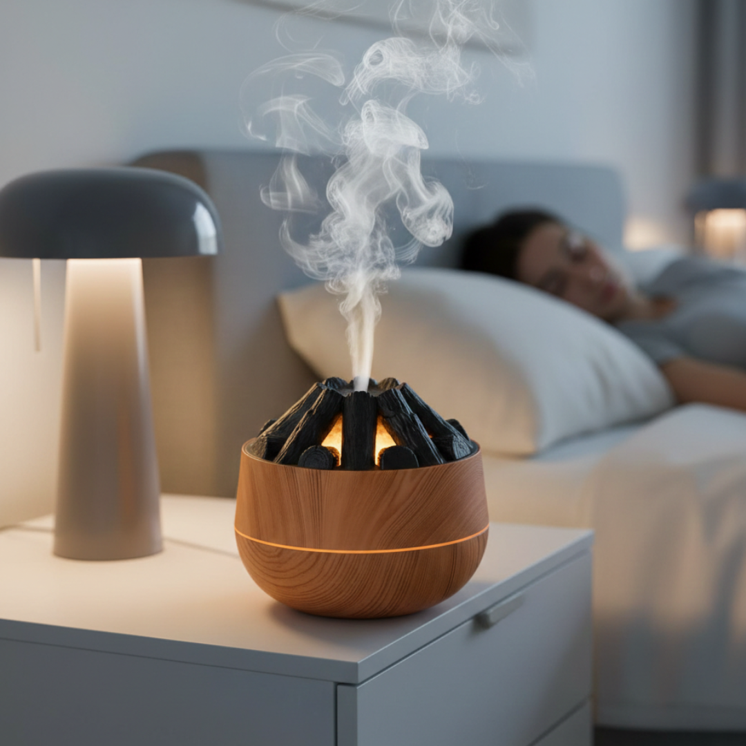 AromaMist Ultrasonic Diffuser with Soothing Night Light