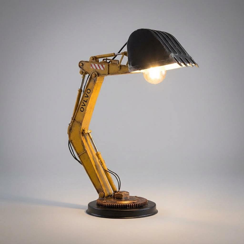 Digger Delight | Charming LED Table Lamp for All Ages