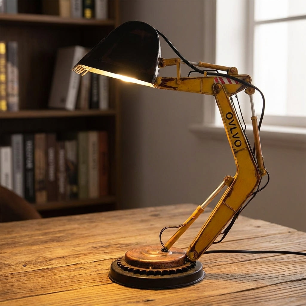 Digger Delight | Charming LED Table Lamp for All Ages
