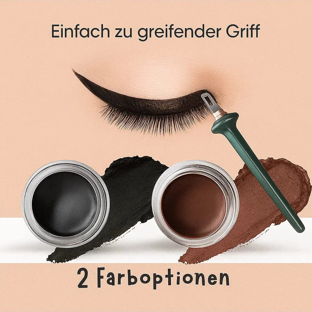 All-Day Wear Waterproof Gel Eyeliner Set with Easy Applicator