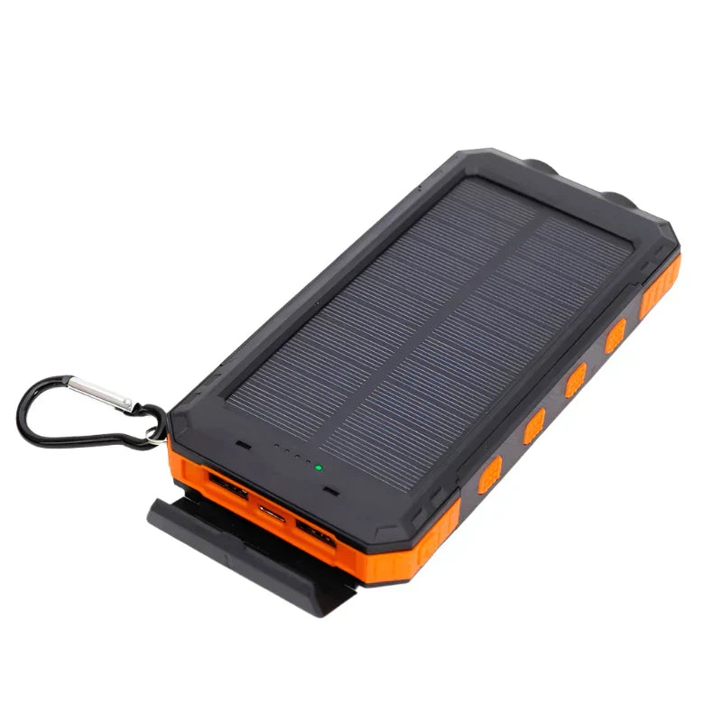 EcoCharge Pro – Versatile Solar Power Bank with LED Light