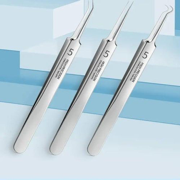 Precision Blackhead Removal Tool Set - 3-Piece Kit