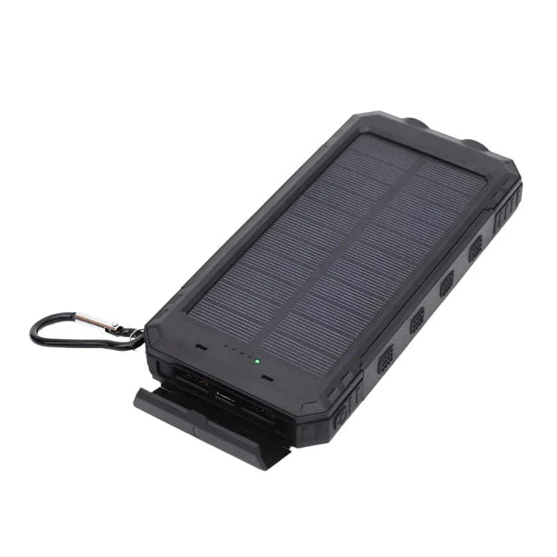 EcoCharge Pro – Versatile Solar Power Bank with LED Light