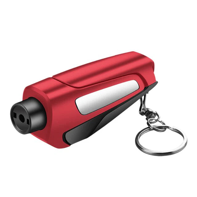 Emergency Rescue Tool with Glass Shatter and Seatbelt Cutter
