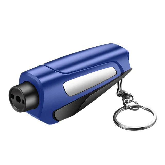 Emergency Rescue Tool with Glass Shatter and Seatbelt Cutter