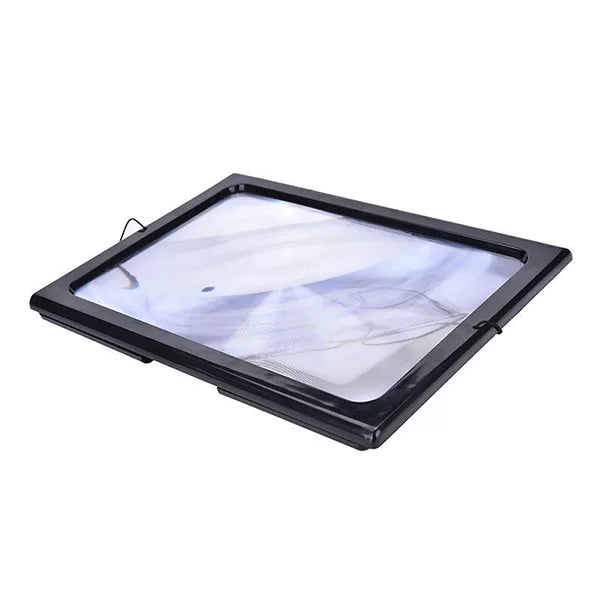 Triple Lens Magnifier with Built-in LED Illumination