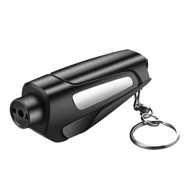 Emergency Rescue Tool with Glass Shatter and Seatbelt Cutter