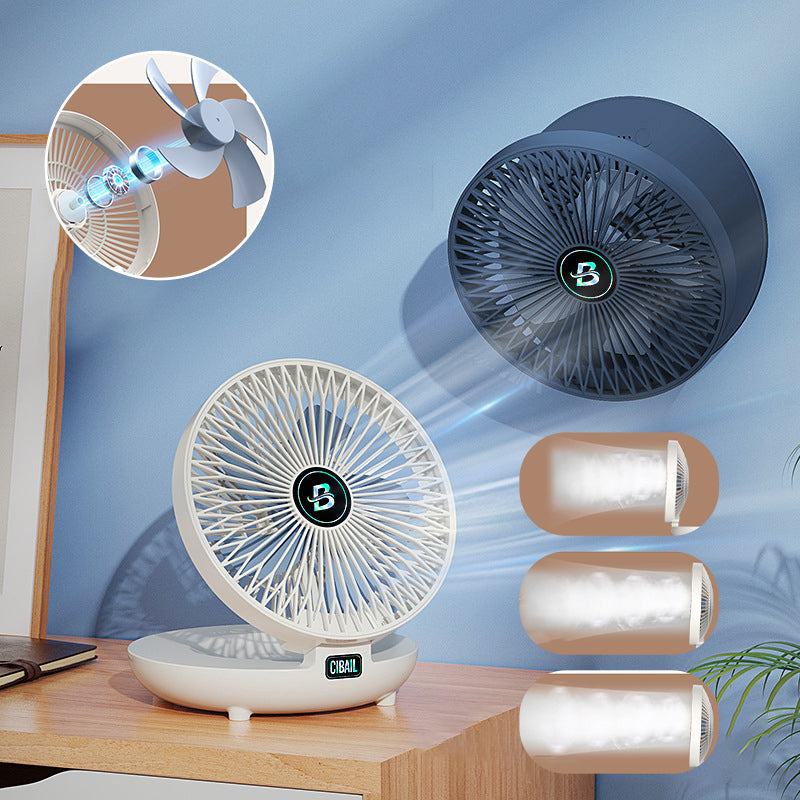 Compact Portable Fan - Foldable Design for Easy Cooling