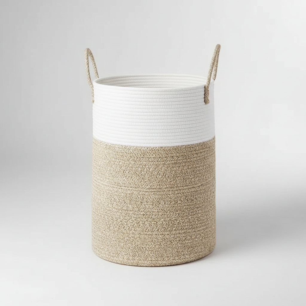 Round Folding Laundry Basket