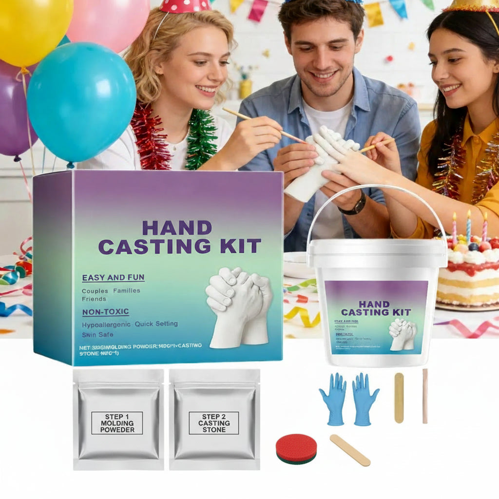 Cherished Memories Hand Casting Kit | DIY Family Keepsake
