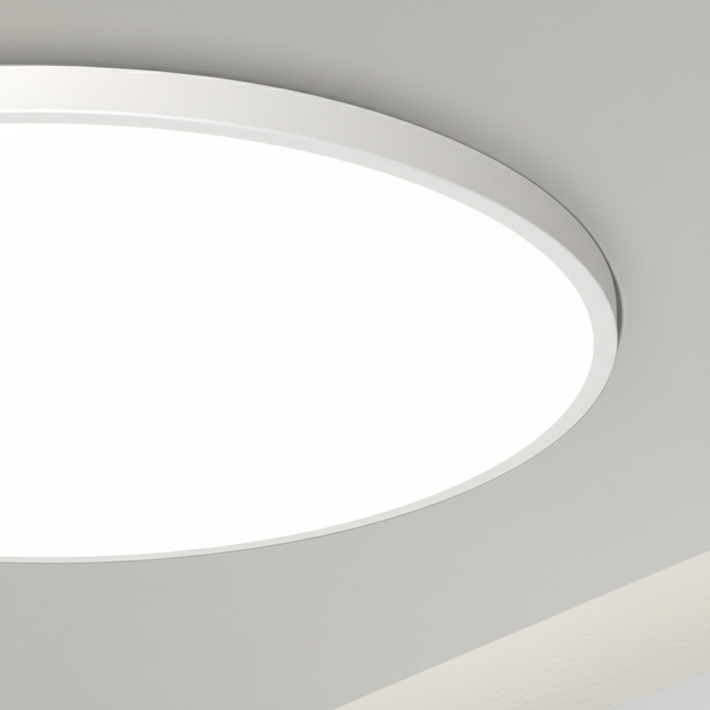 Minimalist Flat Ceiling Fixture - AuraSphere
