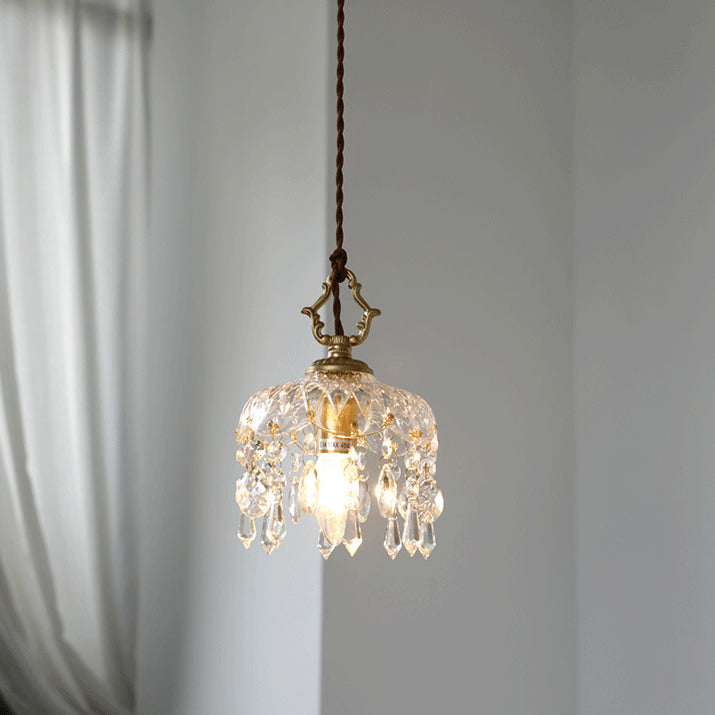 LuxeBloom | Timeless Floral Pendant Light Fixture