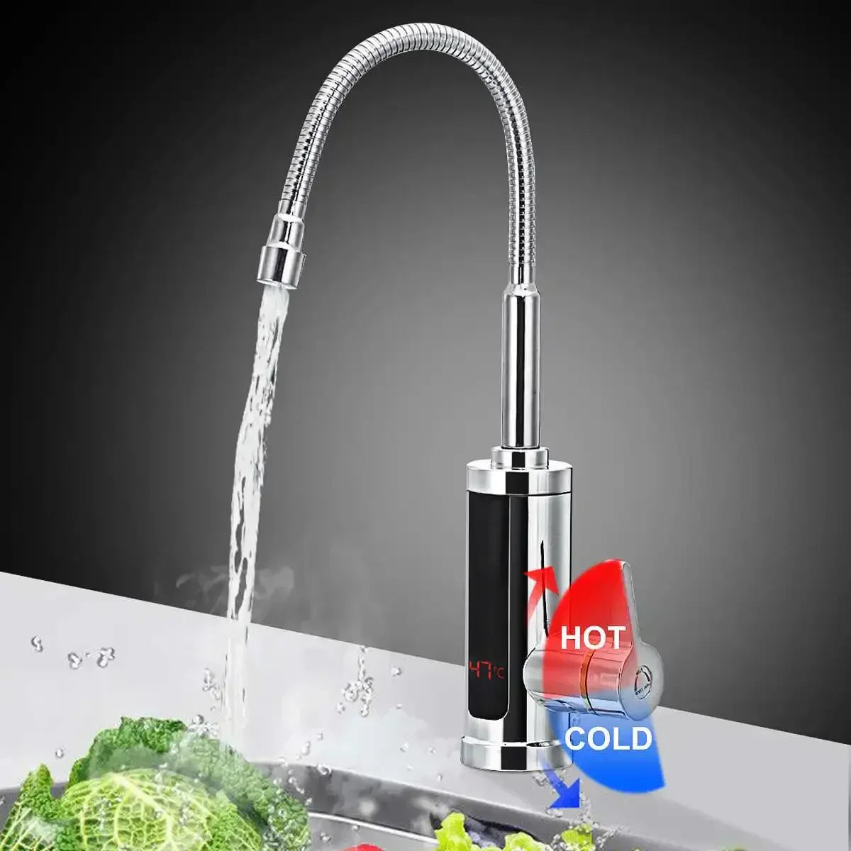 SwiftHeat 3000W Instant Hot Water Faucet for Home Use