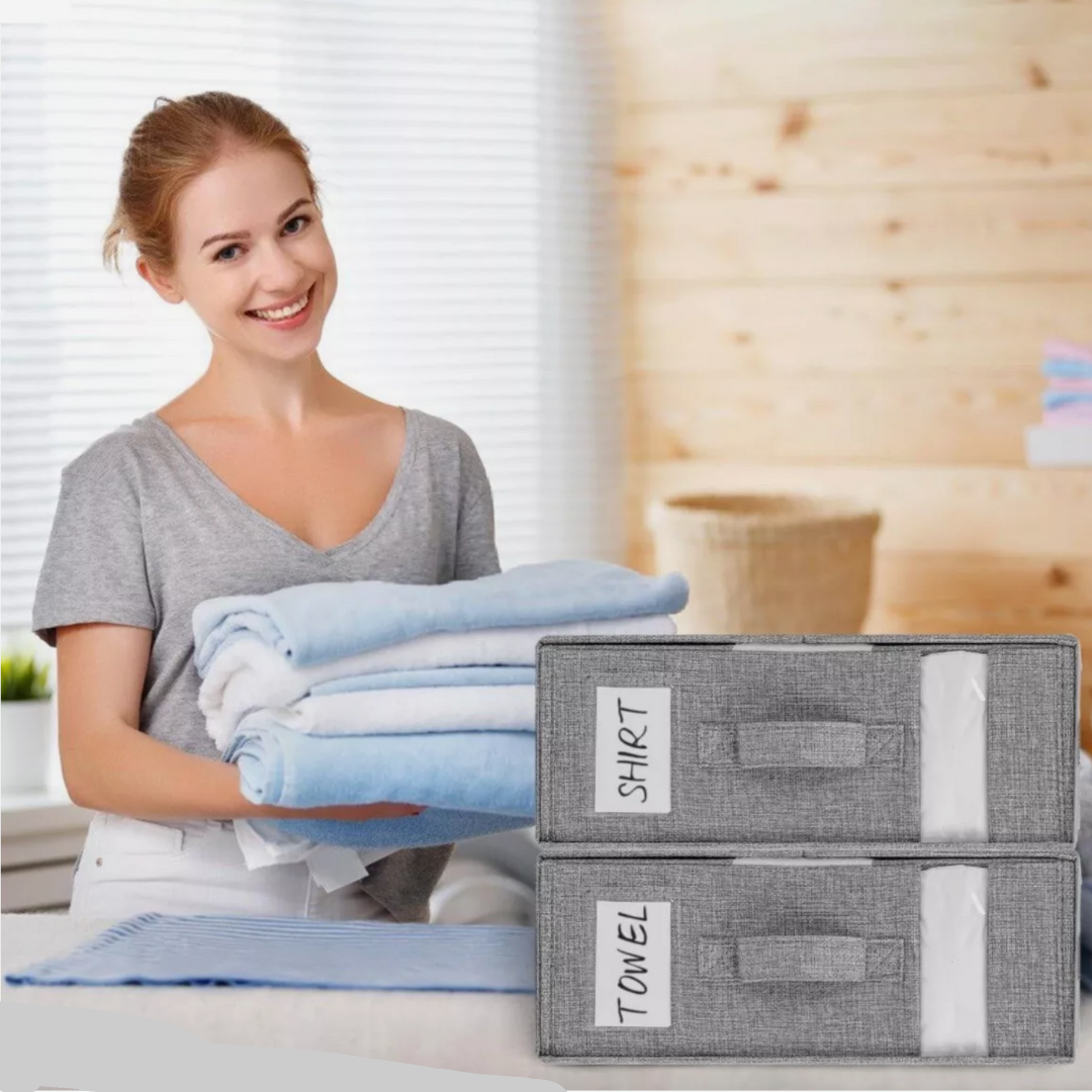 Versatile Linen Storage Solution for Neat and Tidy Closets