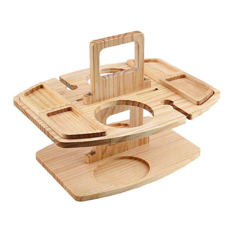 Portable Picnic Table with Integrated Drink Holders