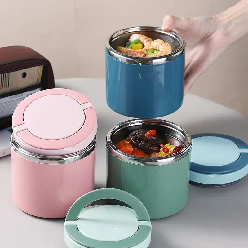 1 Liter Insulated Meal Carrier in Stainless Steel