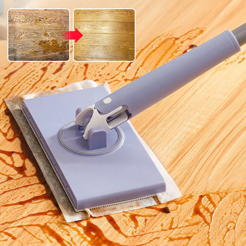Effortless Cleaning Mop – No Bending Required, Wet Wipe Ready