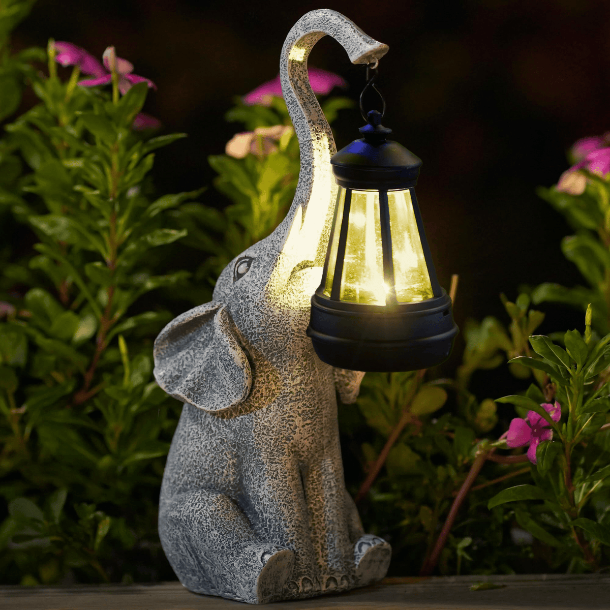 Animal-Shaped Outdoor Freestanding Light Fixture