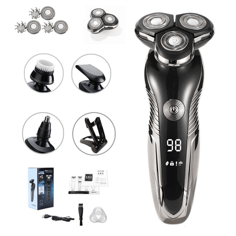 AquaSmooth – Premium Electric Shaver for Wet & Dry Use