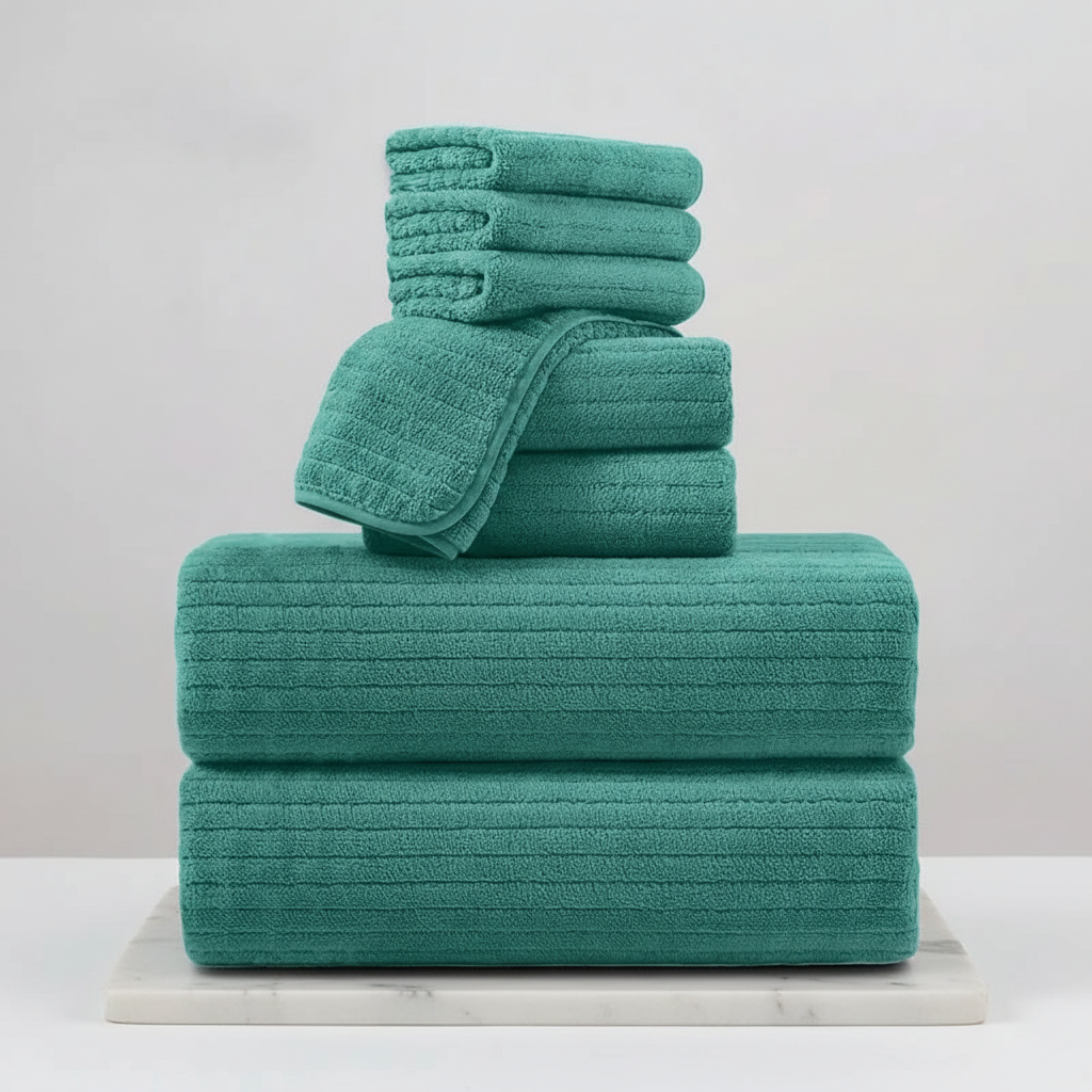 Quick-Dry Terry Cloth Bath Towel Set