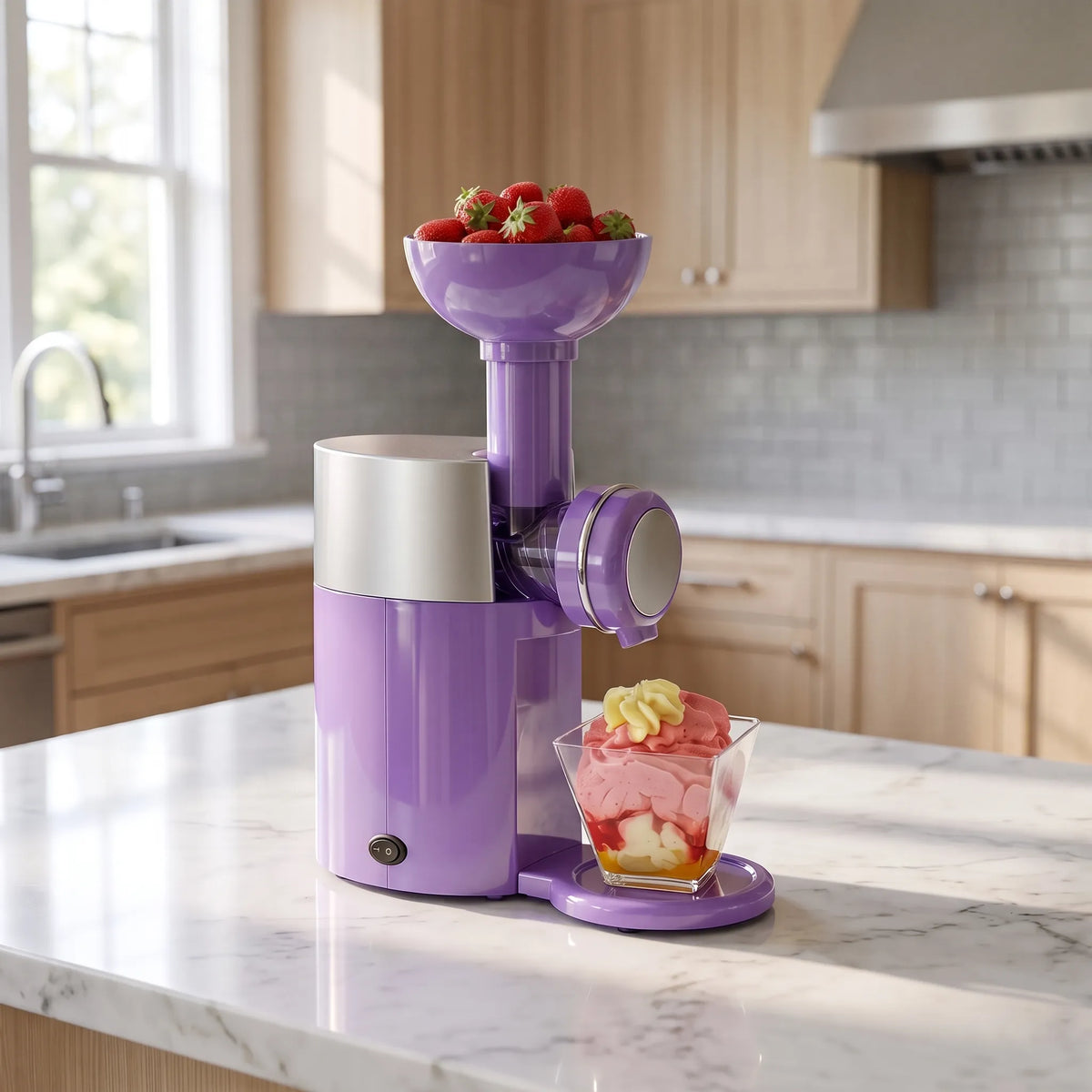 Fruit Sorbet Maker for Frozen Desserts