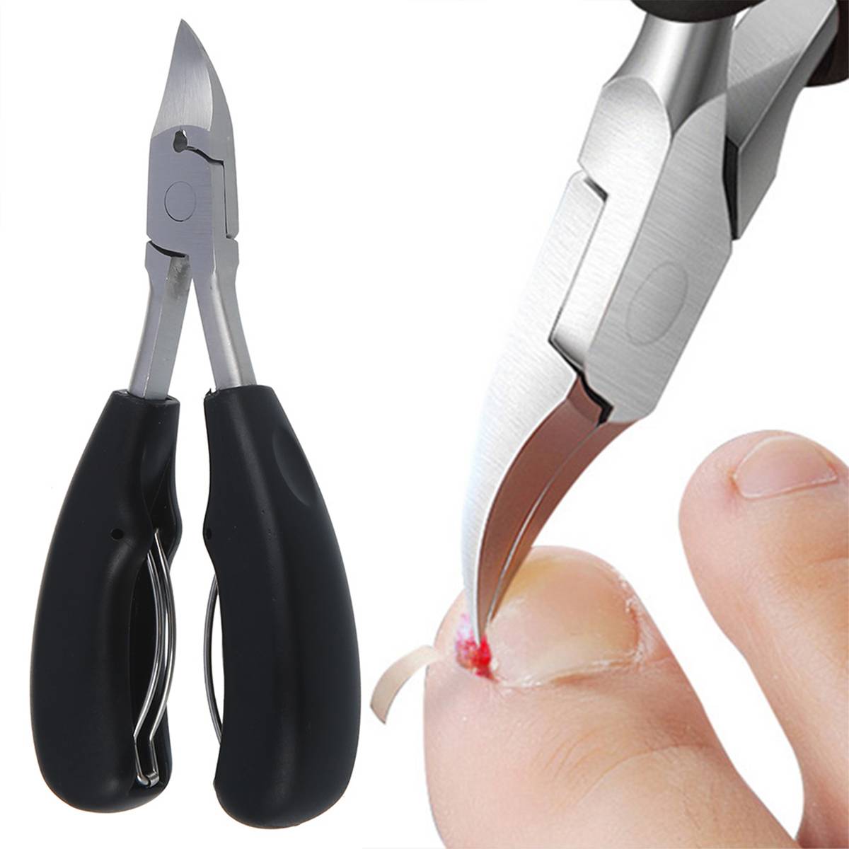 ErgoClip Nail Clippers for Resilient Nails - Set of 2