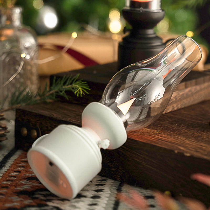 Nostalgic LED Lantern with Gentle Flicker Effect