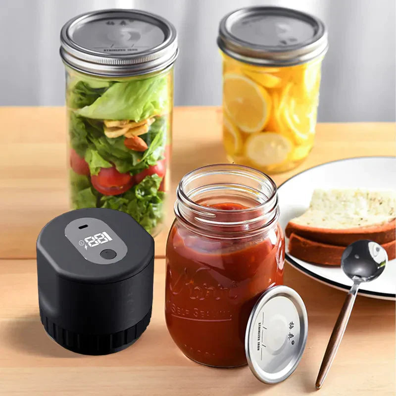 Effortless Airtight Jar Sealer for Food Preservation
