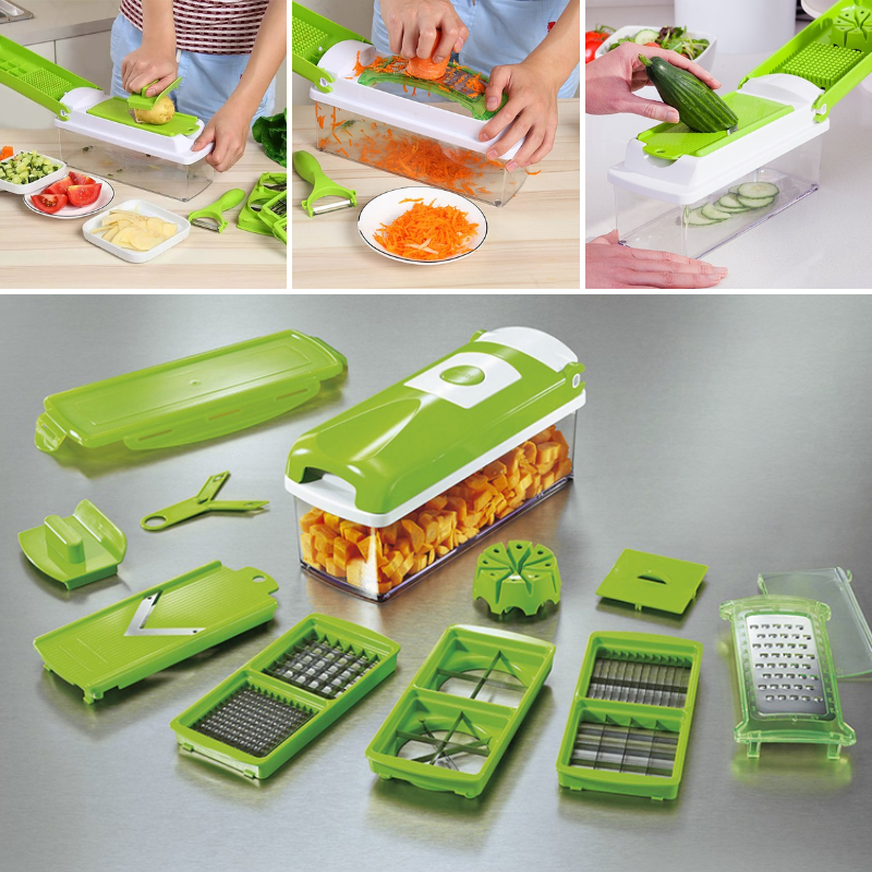 All-in-One Vegetable Chopper – Effortlessly Slice and Dice