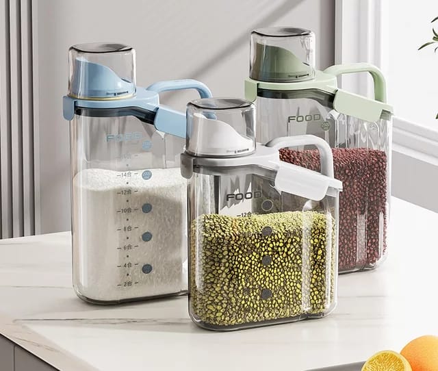 Acrylic Food Storage Canisters for Neat Organization