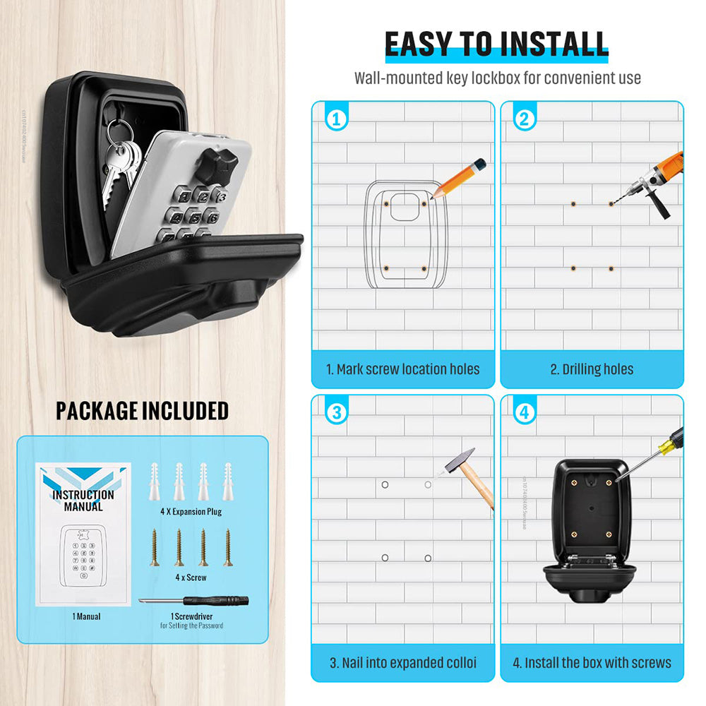 All-Weather Key Holder – Secure Access for Outdoors