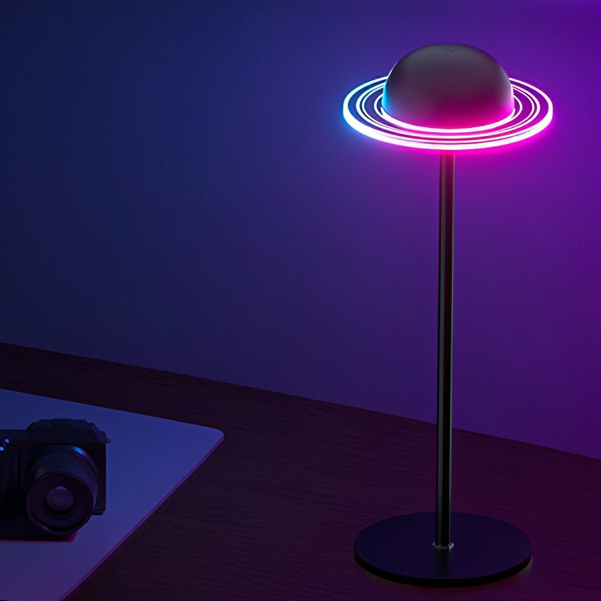 Sleek Acrylic USB Table Lamp with Adjustable Dimming