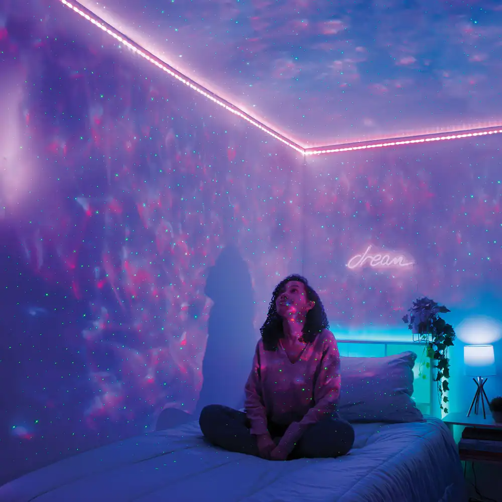 Celestial Dream Projector | Versatile LED Light & Sound Oasis