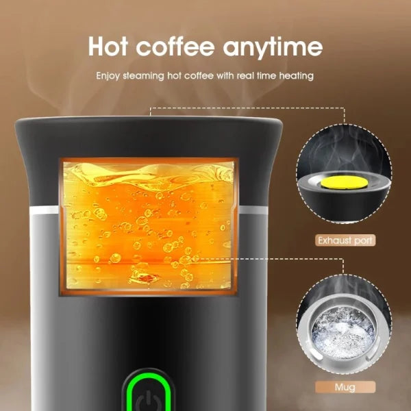 Versatile Espresso Maker - 3-in-1 Portable Coffee System