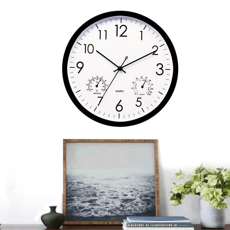 Stylish Outdoor Clock with Weather Meter for Your Garden